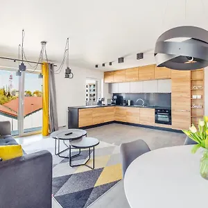 Apartament Yellow Z Parkingiem 18 C Perlowa Przystan - Holiday City Kołobrzeg